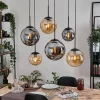 hofstein Gastor Suspension, Boule lumineuse, Suspension Ambre, Fumé, 6 lumières* Lampes Modernes