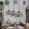 hofstein Gastor Suspension, Boule lumineuse, Suspension Clair, Fumé, 3 lumières* Lampes Modernes