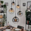 hofstein Gastor Suspension, Boule lumineuse 45 cm Noir, 5 lumières* Lampes Modernes