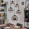 hofstein Gastor Suspension, Boule lumineuse 45 cm Noir, 5 lumières* Lampes Modernes