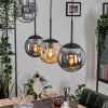 hofstein Gastor Suspension, Boule lumineuse Ambre, Clair, Fumé, 3 lumières* Lampes Modernes