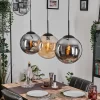 hofstein Gastor Suspension, Boule lumineuse, Suspension Ambre, Fumé, 3 lumières* Lampes Modernes
