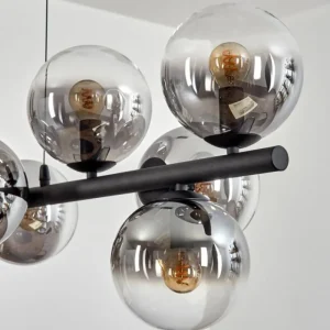 hofstein Gastor Suspension, Boule lumineuse, Suspension Clair, Fumé, 10 lumières* Lampes Modernes