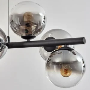 hofstein Gastor Suspension, Boule lumineuse, Suspension Clair, Fumé, 8 lumières* Lampes Modernes