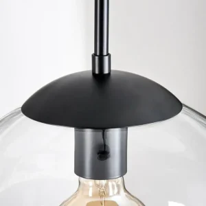 hofstein Gastor Suspension, Boule lumineuse 30 cm Clair, 1 lumière* Lampes En Verre