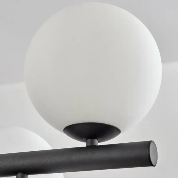 hofstein Gastor Suspension, Boule lumineuse, Suspension Blanc, 10 lumières* Lampes En Verre