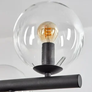 hofstein Gastor Suspension, Boule lumineuse, Suspension Clair, 10 lumières* Lampes En Verre