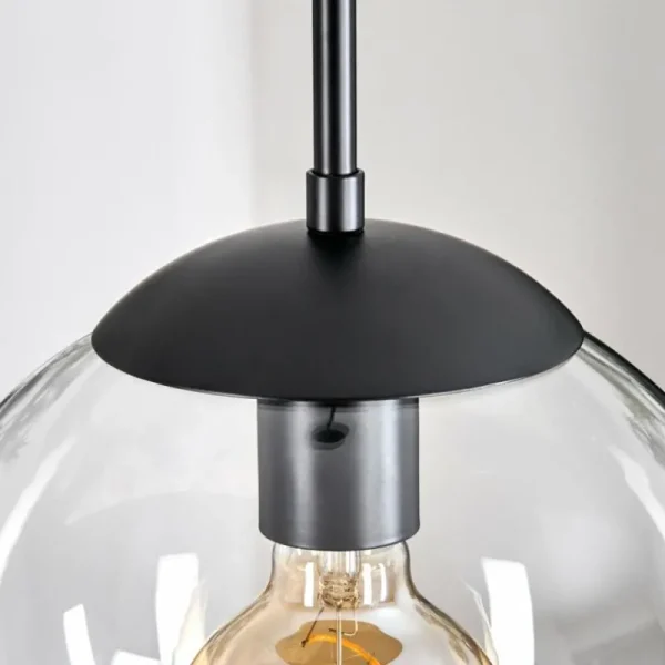 hofstein Gastor Suspension, Boule lumineuse 25 cm Clair, 1 lumière* Lampes En Verre