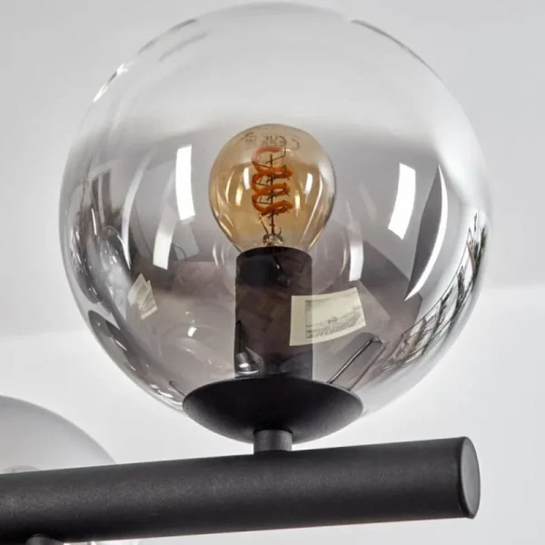 hofstein Gastor Suspension, Boule lumineuse, Suspension Clair, Fumé, 10 lumières* Lampes Modernes