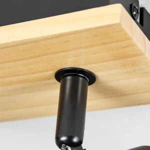 hofstein Gesteira Plafonnier, Spot de plafond Écru, Noir, 2 lumières* Lampes Modernes