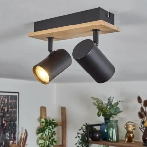 hofstein Gesteira Plafonnier, Spot de plafond Écru, Noir, 2 lumières* Lampes Modernes