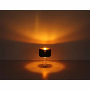 Luminaires Globo Lighting Ginko Lampe à poser Laiton, Transparent, 1 lumière* Lampes En Verre
