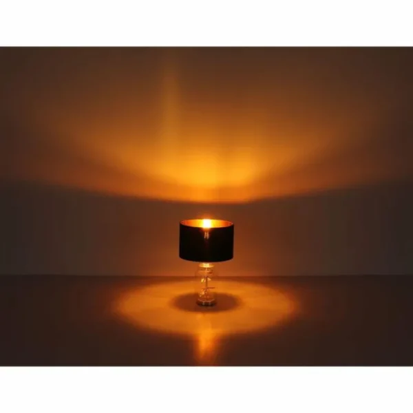 Luminaires Globo Lighting Ginko Lampe à poser Laiton, Transparent, 1 lumière* Lampes En Verre