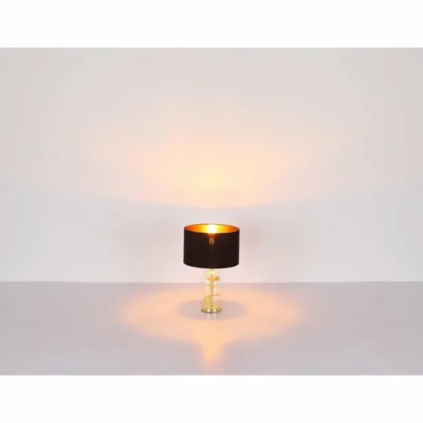 Luminaires Globo Lighting Ginko Lampe à poser Laiton, Transparent, 1 lumière* Lampes En Verre