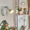 hofstein Gjedso Spot de plafond, Applique murale, Spot mural LED Chrome, Blanc, 1 lumière* Lampes Modernes