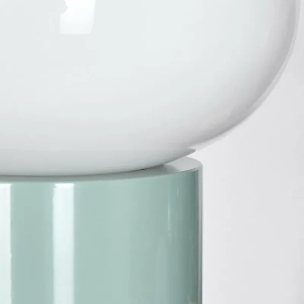 hofstein Godrie Lampe à poser Turquoise, 1 lumière* Lampes En Verre