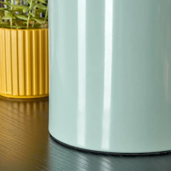 hofstein Godrie Lampe à poser Turquoise, 1 lumière* Lampes En Verre