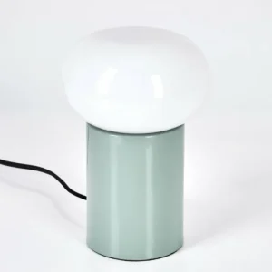 hofstein Godrie Lampe à poser Turquoise, 1 lumière* Lampes En Verre