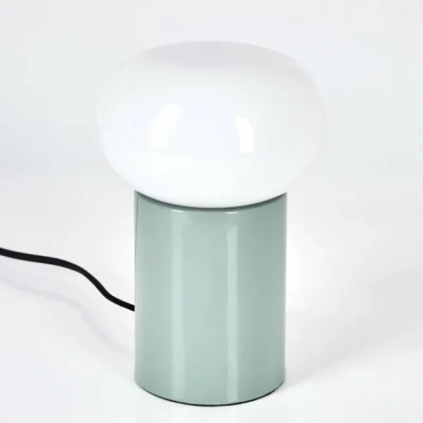 hofstein Godrie Lampe à poser Turquoise, 1 lumière* Lampes En Verre