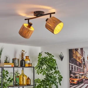 hofstein Granja Plafonnier Noir, 2 lumières* Lampes Modernes