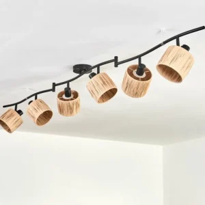 hofstein Granja Plafonnier Noir, 6 lumières* Lampes Modernes