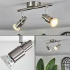 hofstein Gropptorp Plafonnier, Spot de plafond Nickel mat, 2 lumières* Lampes Modernes