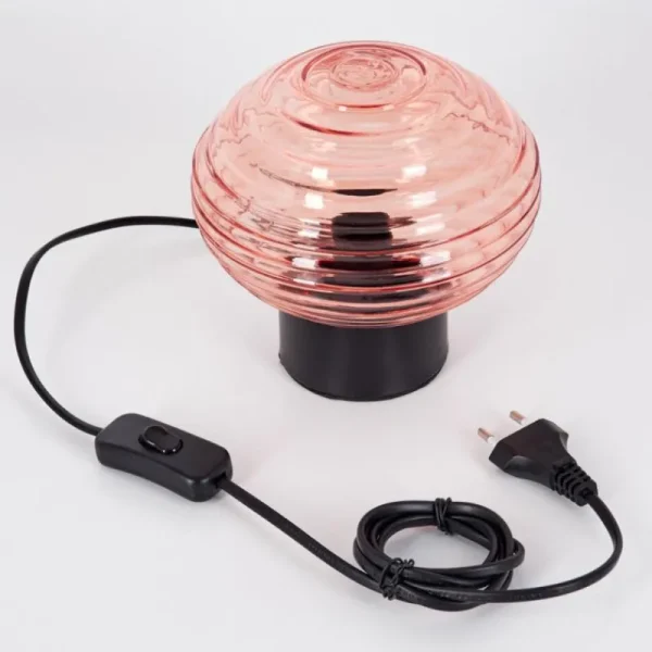 hofstein Gualtar Lampe à poser Noir, 1 lumière* Lampes En Verre