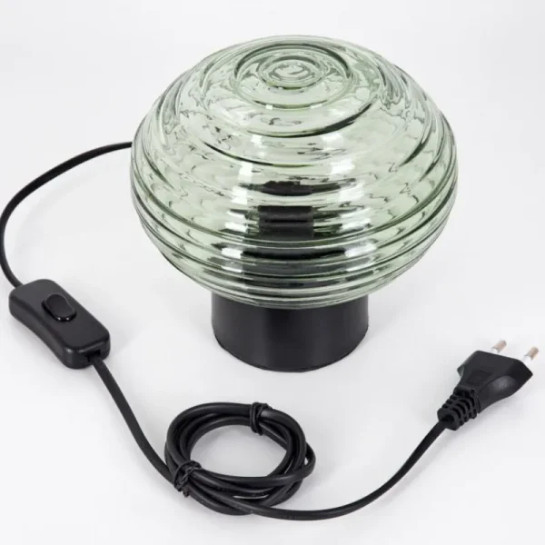 hofstein Gualtar Lampe à poser Noir, 1 lumière* Lampes En Verre