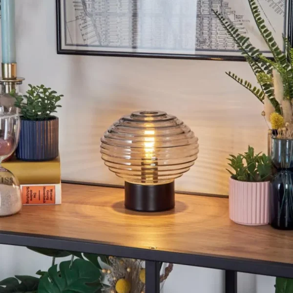 hofstein Gualtar Lampe à poser Noir, 1 lumière* Lampes Modernes