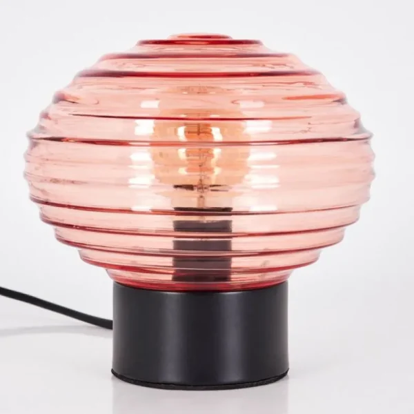 hofstein Gualtar Lampe à poser Noir, 1 lumière* Lampes En Verre