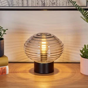 hofstein Gualtar Lampe à poser Noir, 1 lumière* Lampes Modernes