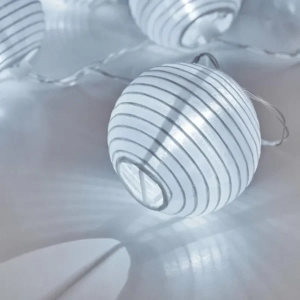 hofstein Guirlande solaire Redding LED Blanc, 10 lumières* Lampes Modernes