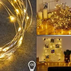 hofstein Guirlande Sondrio LED, 100 lumières* Lampes Modernes