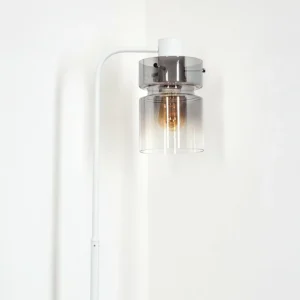 hofstein Hasvik Lampadaire Blanc, 1 lumière* Lampes Modernes