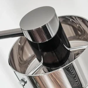hofstein Hasvik Lampadaire Chrome, Noir, 1 lumière* Lampes Modernes