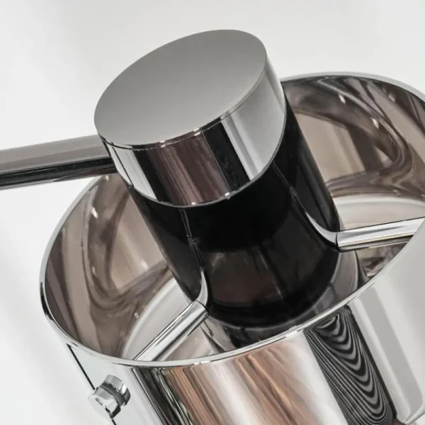 hofstein Hasvik Lampadaire Chrome, Noir, 1 lumière* Lampes Modernes