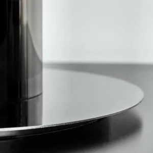 hofstein Hasvik Lampe de bureau, Lampe à poser, Liseuse Chrome, Noir, 1 lumière* Lampes En Verre