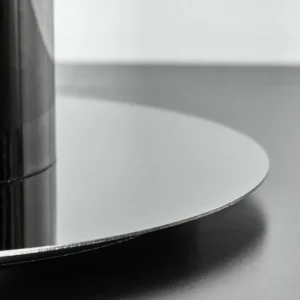 hofstein Hasvik Lampe de bureau, Lampe à poser, Liseuse Chrome, Noir, 1 lumière* Lampes En Verre