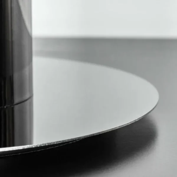 hofstein Hasvik Lampe de bureau, Lampe à poser, Liseuse Chrome, Noir, 1 lumière* Lampes En Verre