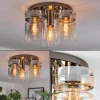 hofstein Hasvik Plafonnier, Spot de plafond Chrome, Noir, 3 lumières* Lampes Modernes