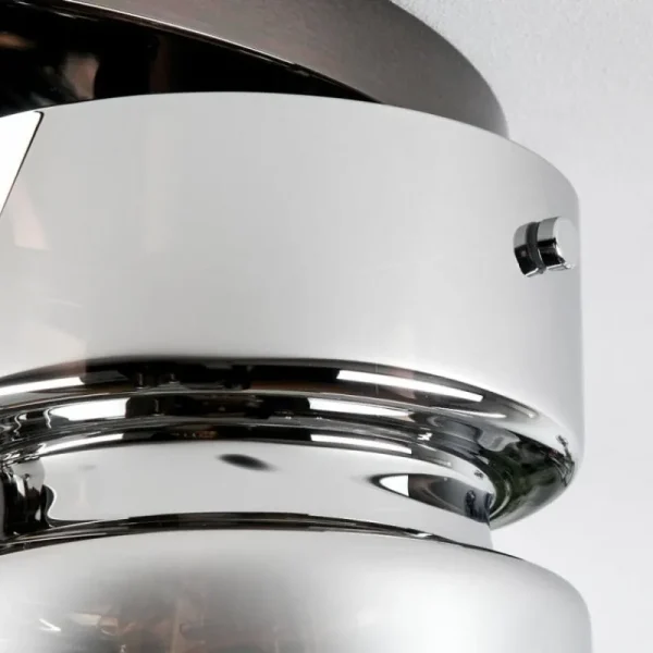 hofstein Hasvik Plafonnier, Spot de plafond Chrome, Noir, 3 lumières* Lampes Modernes
