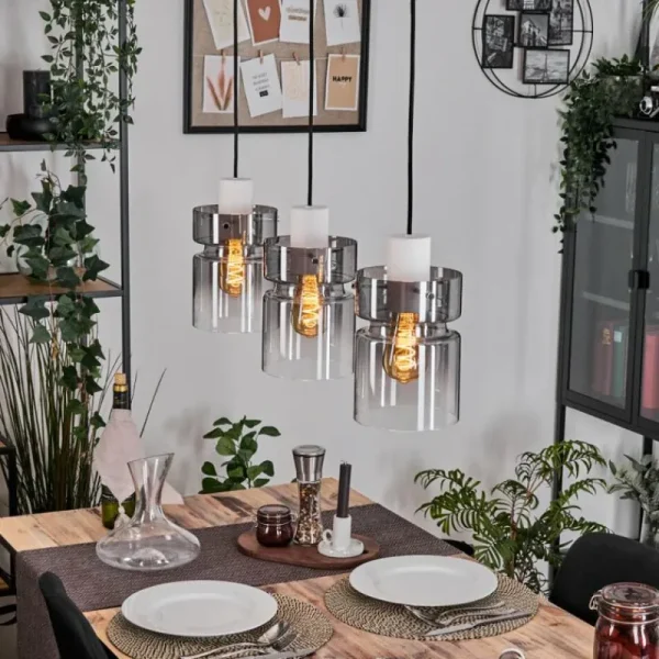 hofstein Hasvik Suspension, Suspension Blanc, 3 lumières* Lampes Modernes