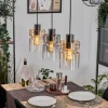 hofstein Hasvik Suspension, Suspension Chrome, Noir, 3 lumières* Lampes Modernes