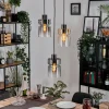 hofstein Hasvik Suspension, Suspension Chrome, Noir, 3 lumières* Lampes Modernes