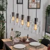hofstein Hasvik Suspension, Suspension Noir, 5 lumières* Lampes En Verre