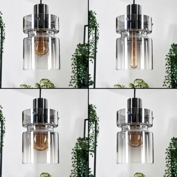 hofstein Hasvik Suspension, Suspension Noir, 5 lumières* Lampes Modernes