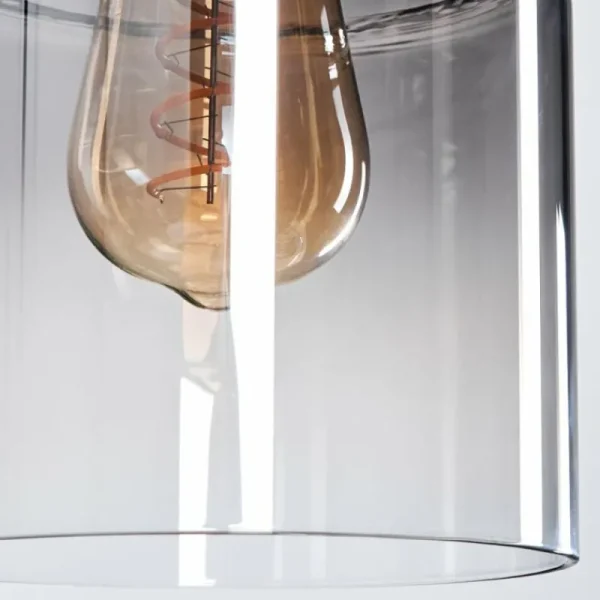 hofstein Hasvik Suspension, Suspension Chrome, Noir, 5 lumières* Lampes Modernes