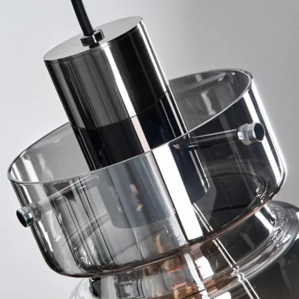 hofstein Hasvik Suspension, Suspension Chrome, Noir, 3 lumières* Lampes Modernes