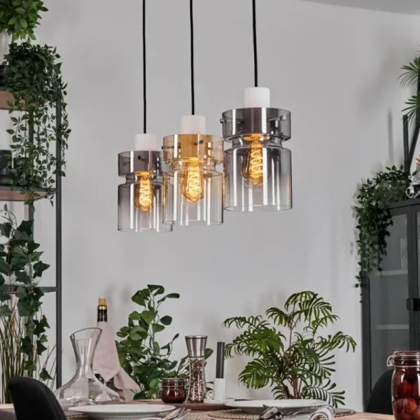 hofstein Hasvik Suspension, Suspension Blanc, 3 lumières* Lampes Modernes