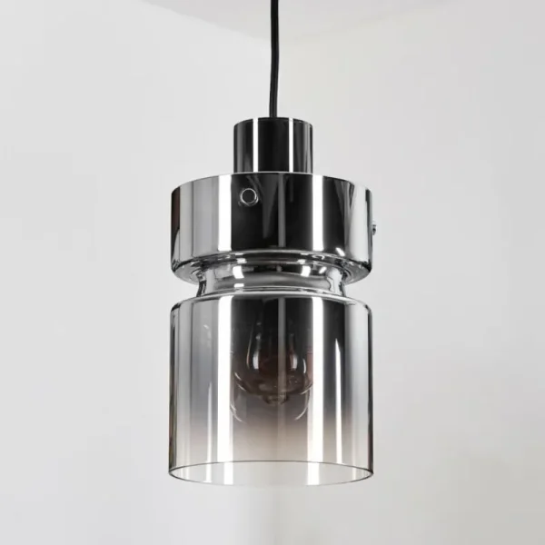 hofstein Hasvik Suspension, Suspension Chrome, Noir, 1 lumière* Lampes Modernes